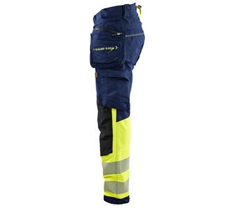 112516488933 Blaklader High Vis Hose 4-Wege-Stretch marineblau gelb_3.jpg